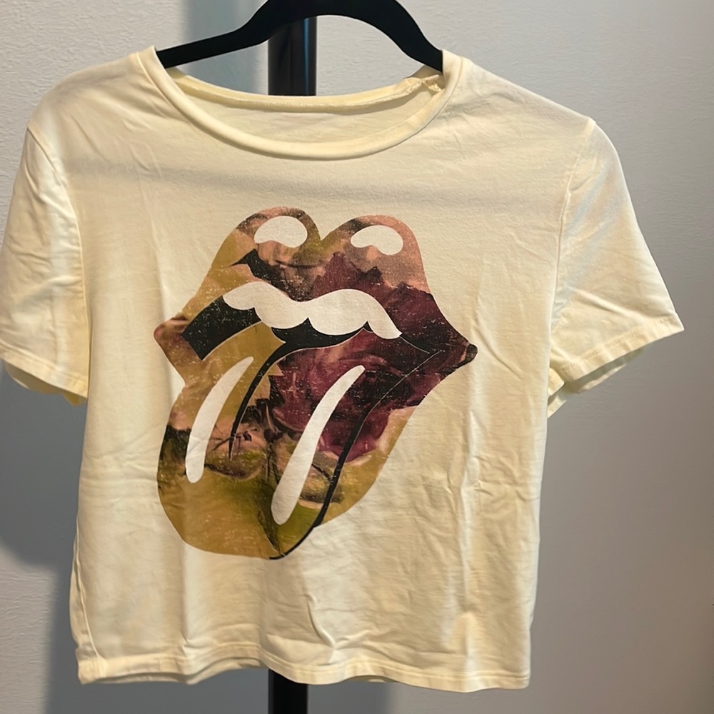 The Rolling Stones Cropped Tee